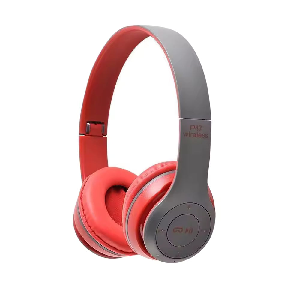 Wireless Bluetooth Headphone With Microphone Foldable Headsets Bass HiFi Sound Music Stereo Earphone For Smart Phone TV Game