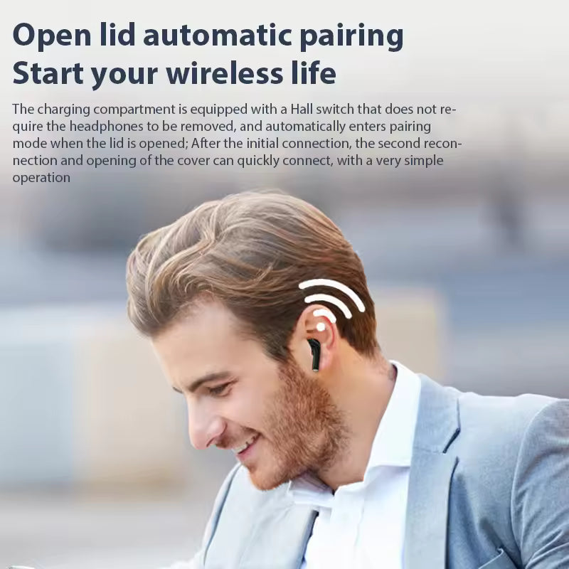 X87 Bluetooth 5.3 Earphones TWS Wireless Headphones With LED Display Stereo Headsets Touch Control Earbuds Noise Reduction