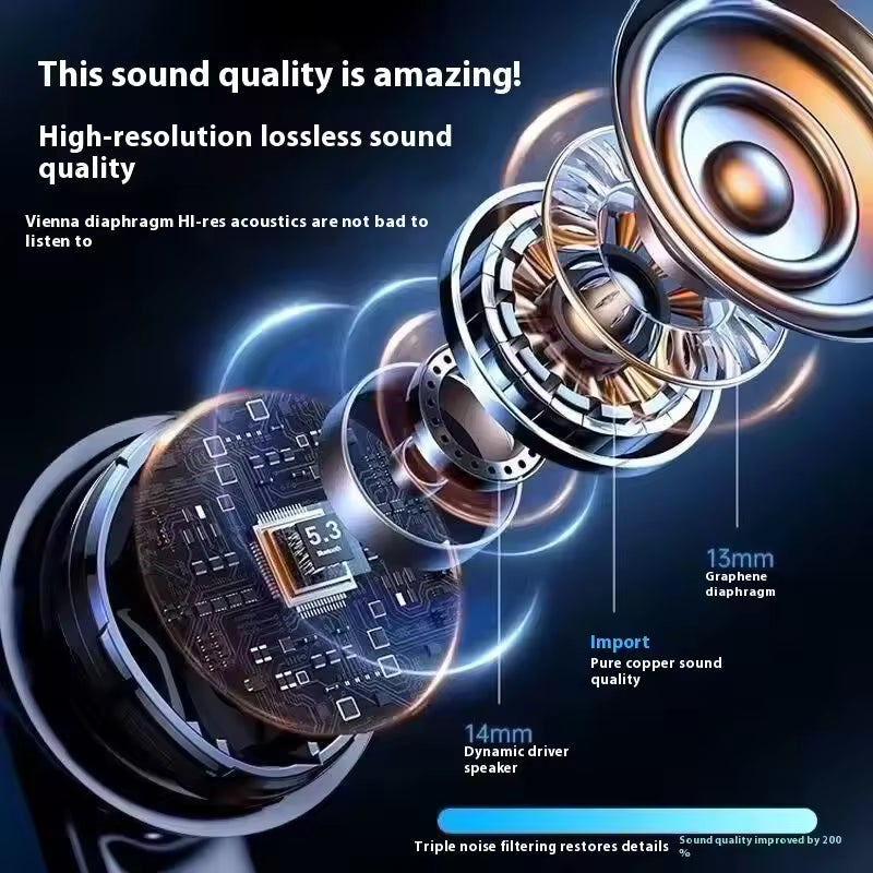 New Arrival True Wireless TWS In Ear Headphones Dynamic Sound Noise Cancelling Bluetooth Earbuds Long Battery Life Sports