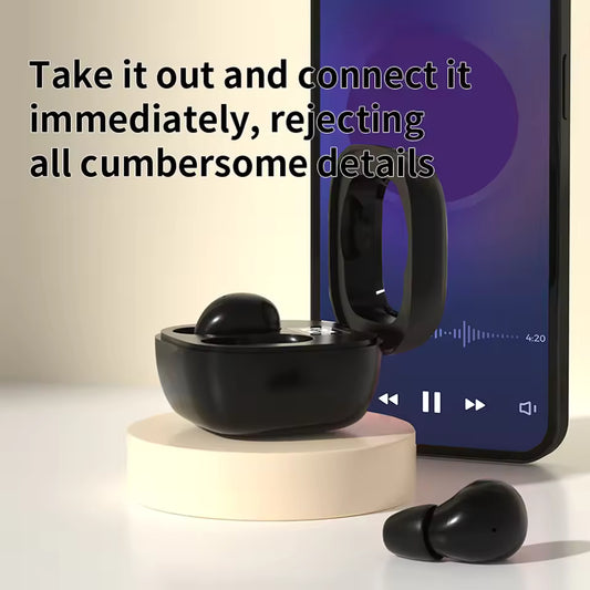 Ultra-small Mini Wireless Earphone, Dual-ear Sleep TWS In-ear Style, Sports Fitness Running Earphones for Android iPhone Phone