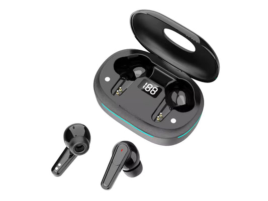 Plus70 Environmental Noise Cancellation Lightweight Clear Sound Wireless Charging TWS Bluetooth Earphones for iPhone/Android