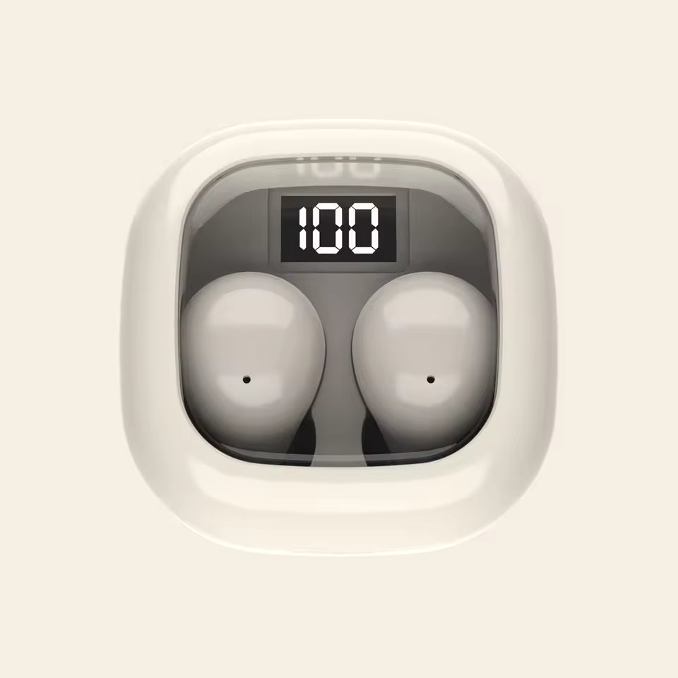 Ultra-small Mini Wireless Earphone, Dual-ear Sleep TWS In-ear Style, Sports Fitness Running Earphones for Android iPhone Phone