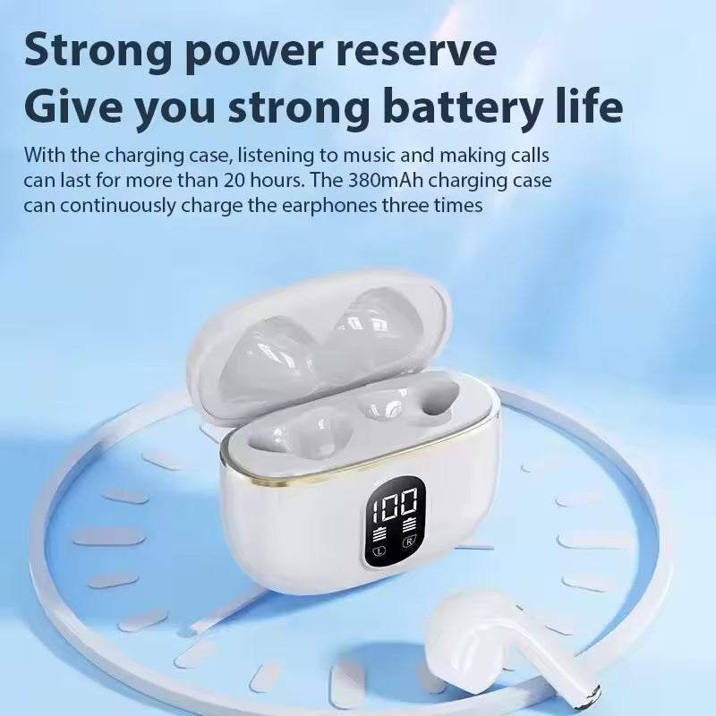 X87 Bluetooth 5.3 Earphones TWS Wireless Headphones With LED Display Stereo Headsets Touch Control Earbuds Noise Reduction