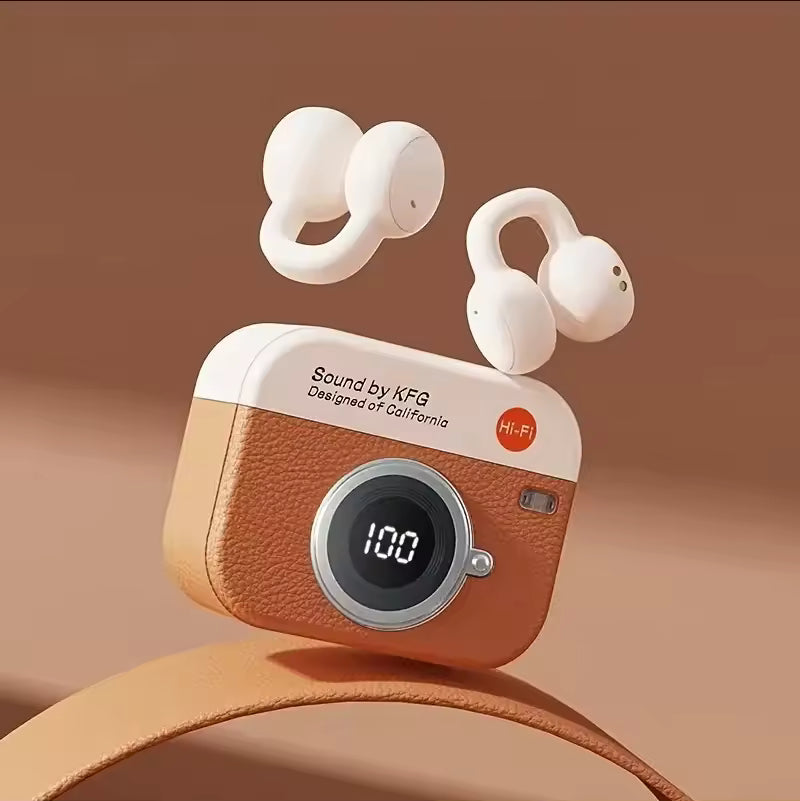 Q86 TWS Wireless Earphone Bluetooth Headphones Sport Stereo Fone Bluetooth Earbuds for Xiaomi Huawei iPhone Retro Camera Style