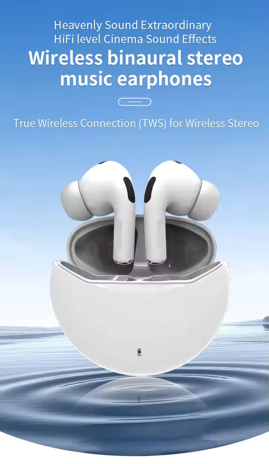 Wireless Charging Case Low Latency Gaming Mode Lightweight Secure Fit Bluetooth Earphones