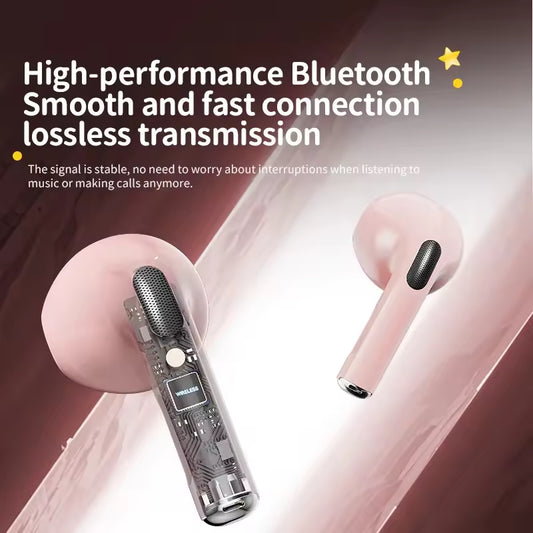 Sanrio Hello Kitty TWS Bluetooth Earphones Wireless Cute Cartoon Noise Reduction Touch Control for Running Sports Birthday Gifts