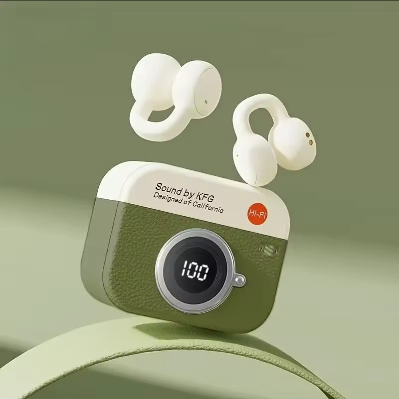 Q86 TWS Wireless Earphone Bluetooth Headphones Sport Stereo Fone Bluetooth Earbuds for Xiaomi Huawei iPhone Retro Camera Style