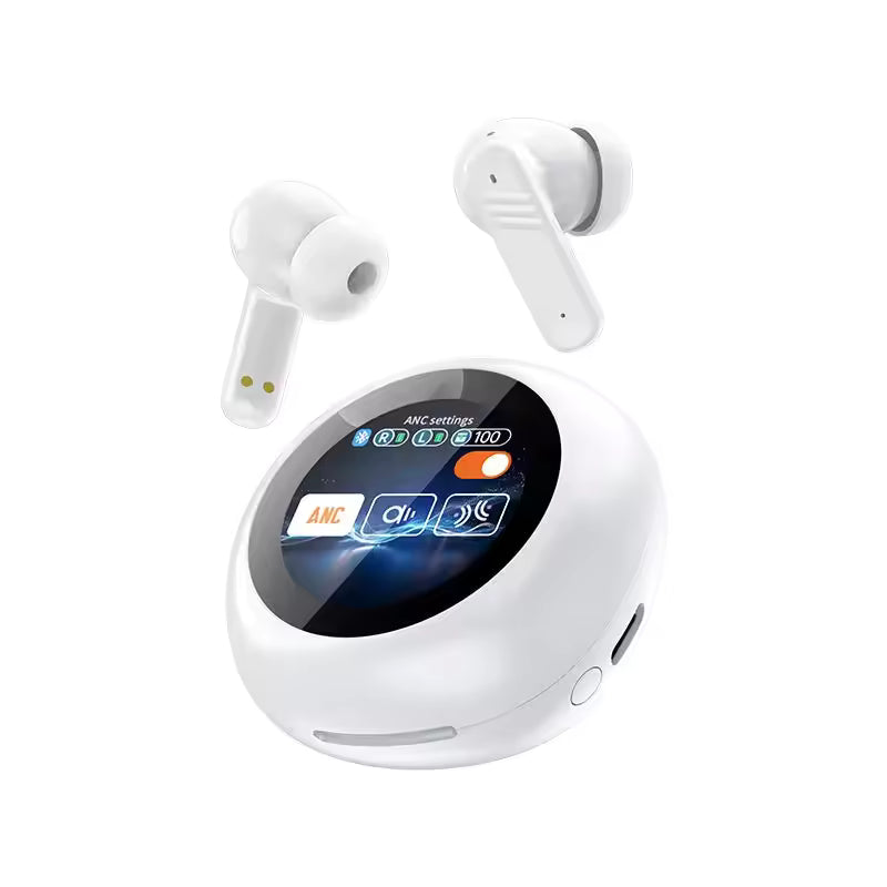 A18 Pro Wireless Bluetooth 5.4 Earphones Touch Screen Control Sports Waterproof Gaming Earphones with Microphone Earphones