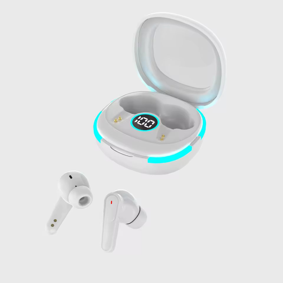 Plus50 ANC&ENC Noise Cancelling Earphones Mic Comfort Fit Clear Calls Universal Compatibility Premium TWS True Wireless Earbuds